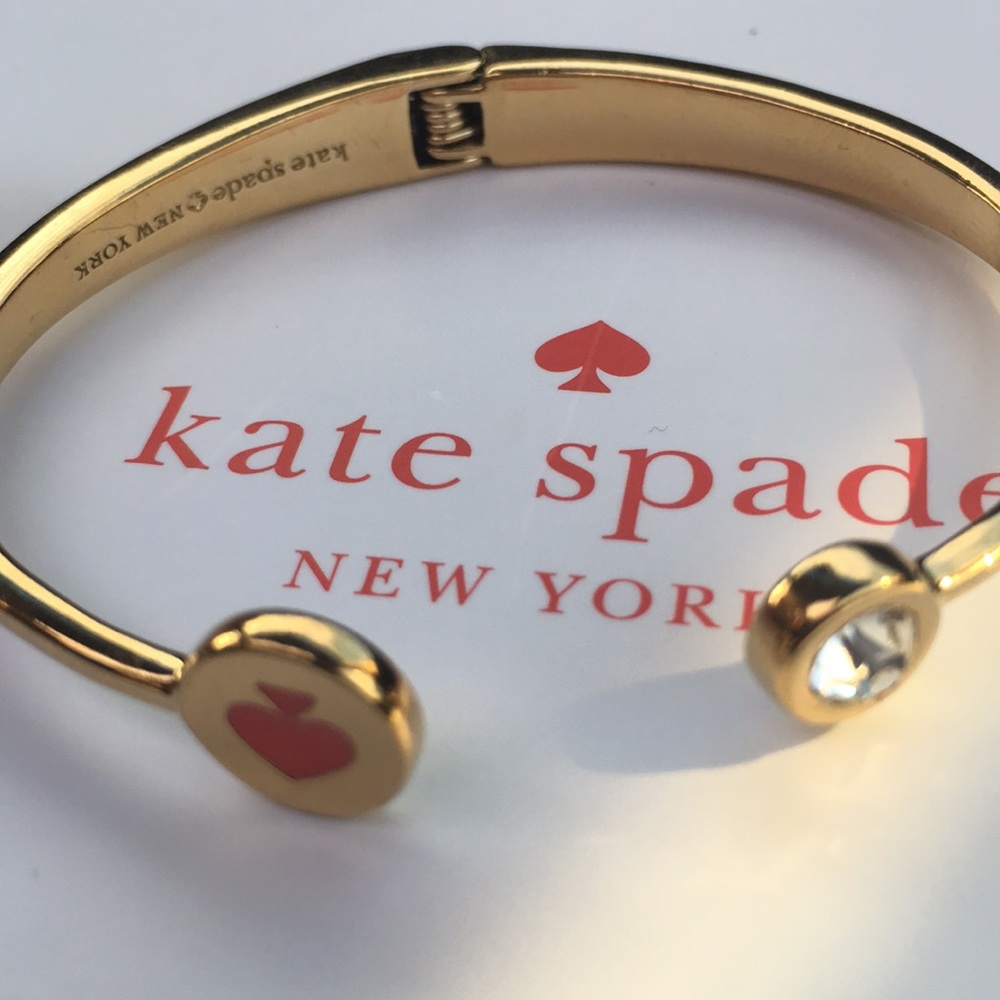 Authentic NWT Spot the Spade bangle